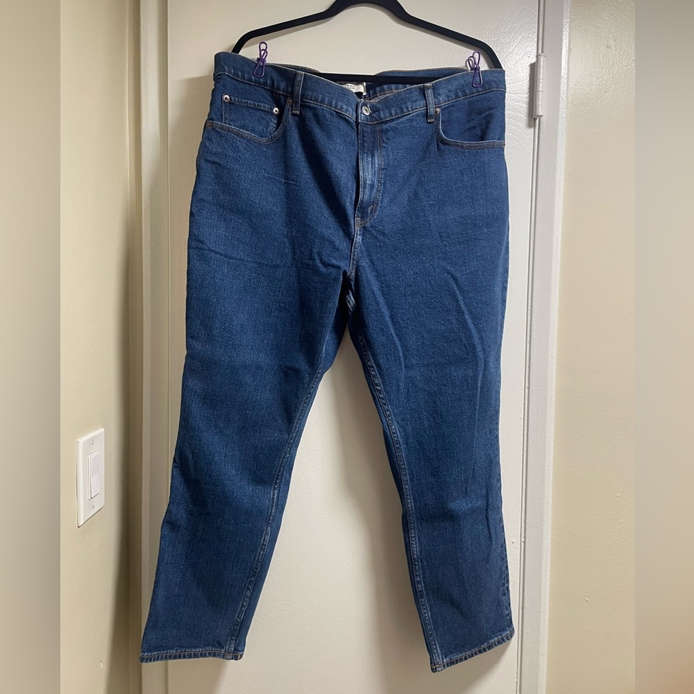 Abercrombie & Fitch Dark Wash Jeans, High Rise Skinny - 34 Petite / 18 Short